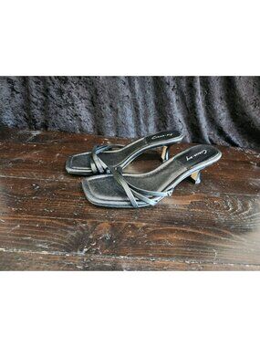 Circus by Sam Edelman Cecily Black Kitten Heel Strappy Sandal/Sz. 7.5M